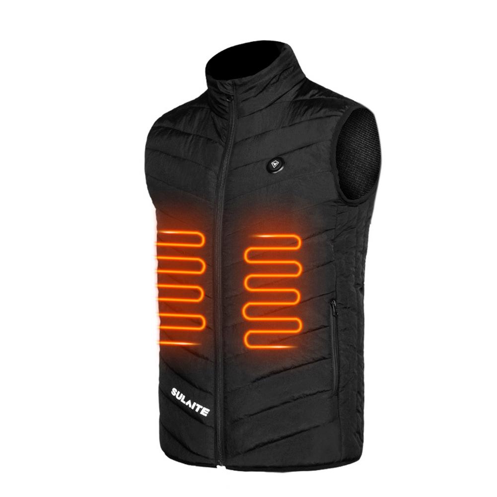 Winter Heating Jacket Smart Electric Heated Vest Winter Body Self-Heating 3 Speed Temperature Control Thermal Warm Clothes