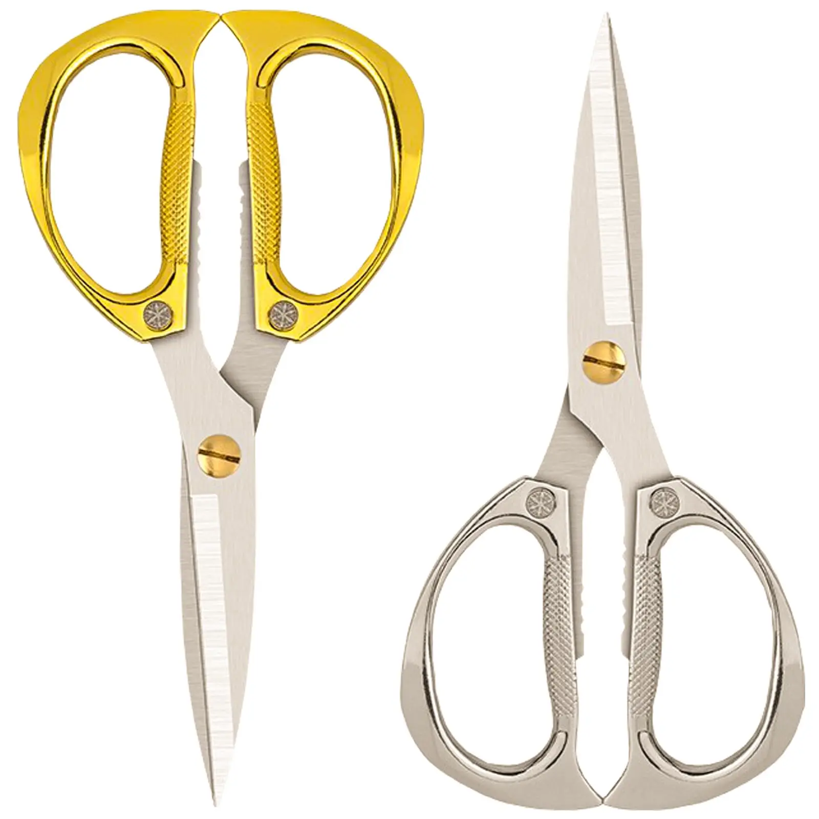 Roestvrijstalen Keukenschaar Krachtige Kippenbotschaar Multifunctionele Visdodende Eendensnijder Huishoudelijke Voedselschaar: Blauw