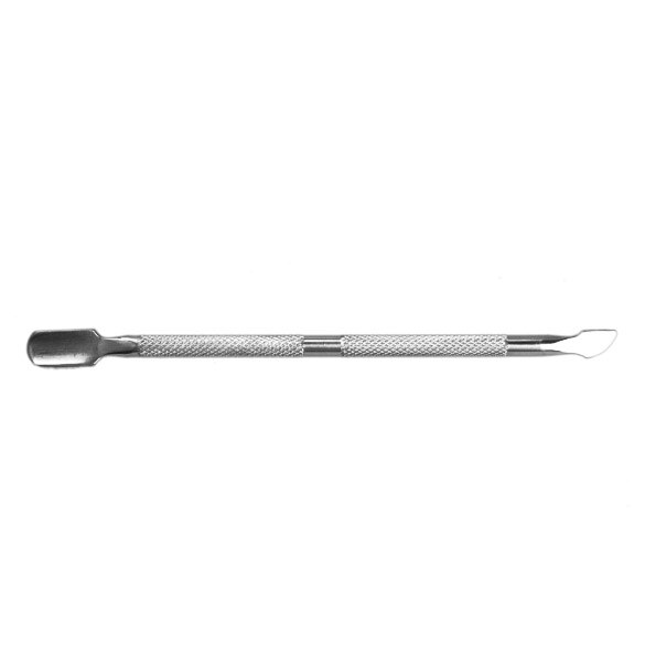 Lima de uñas, cutícula, cuchara, removedor acero inoxidable, cortador de manicura
