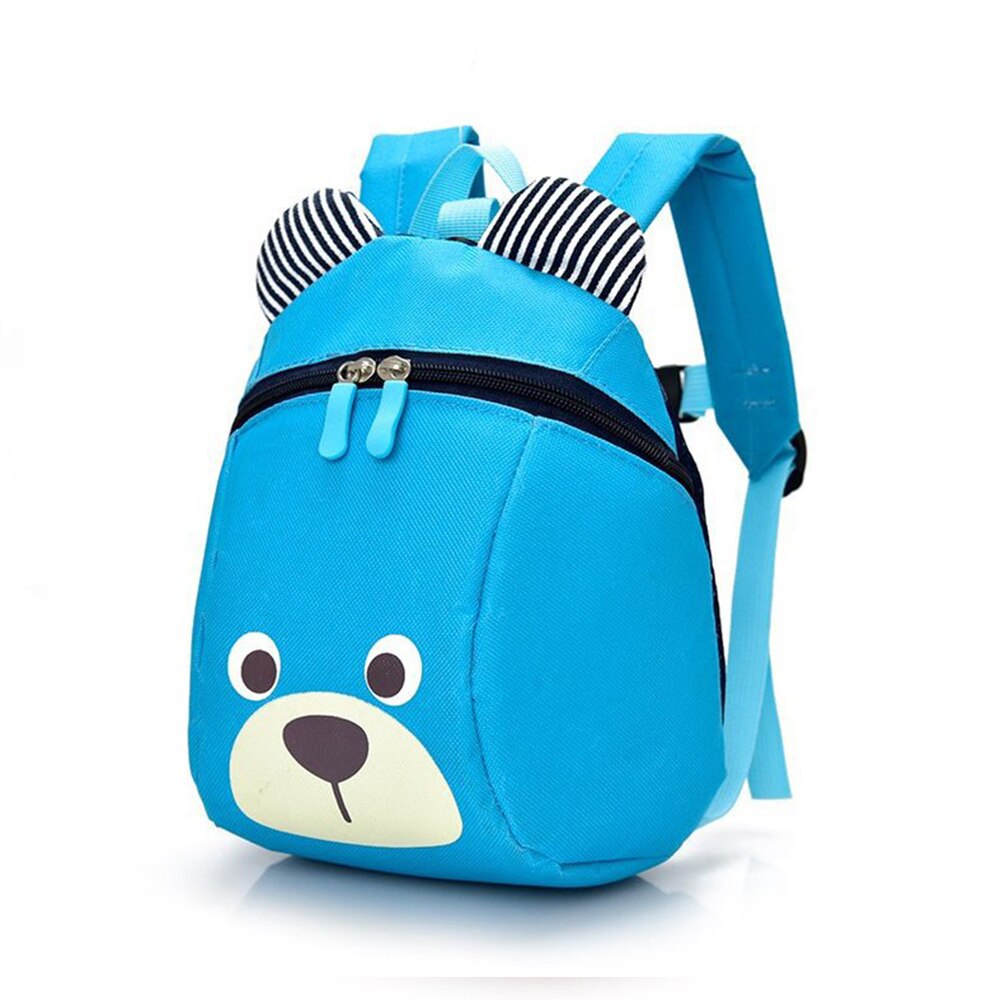 Karikatur freundlicher Schule Taschen Kindergarten Jungen und Mädchen 1-5 Jahre Alte freundlicher Rucksack 3D Schule Studenten Tasche рюкзак детский: Himmel Blau