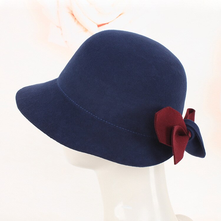 Ladies Cloche Winter Cap Soft For Girl Hats Trendy Derby Wool Bowler Fall Winter Warm Lovers Fedoras Princess Caps Chapeau Femme