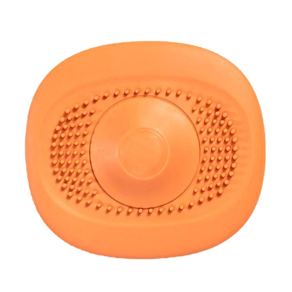 Vask avløp tjener plugg pop-opp kjerne universell tjener avløpsfilter i rustfritt stål hårfanger kjøkken deodorant baderomsverktøy: Oransje