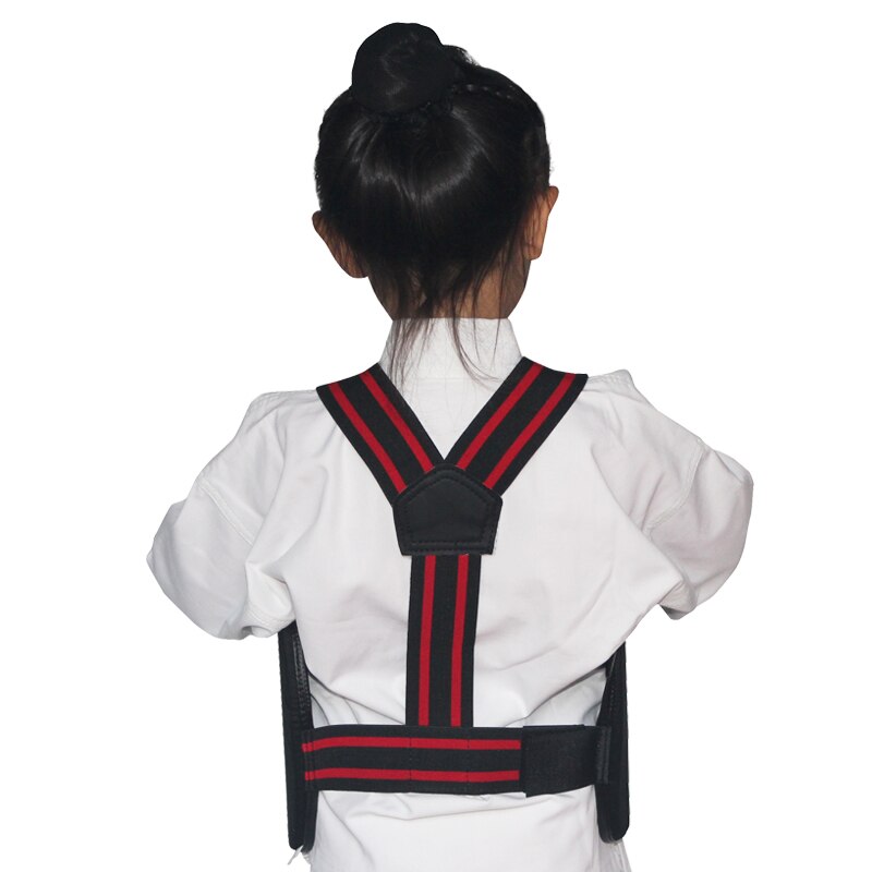 Vuxen barn taekwondo karate bröst skyddande skydd väst redskap boxning kroppsskydd karate skyddsutrustning bröstskydd