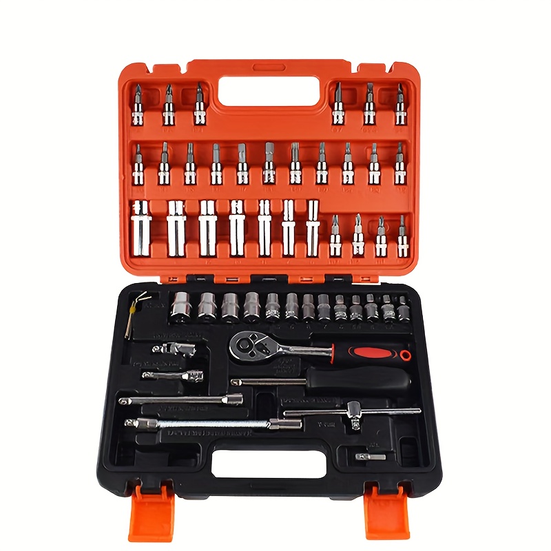 Kit de herramientas de reparación de automóviles de acero inoxidable para motocicletas todoterreno, accesorios completos de mantenimiento automotriz: Default Title