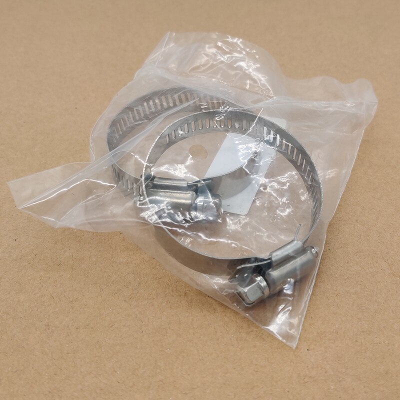 Adjustable Stainless Steel Duct Clamps Air Ducting Clamps Hose Clamps Pipe Clamps Worm Drive Hose Clamps (Pack of 4)