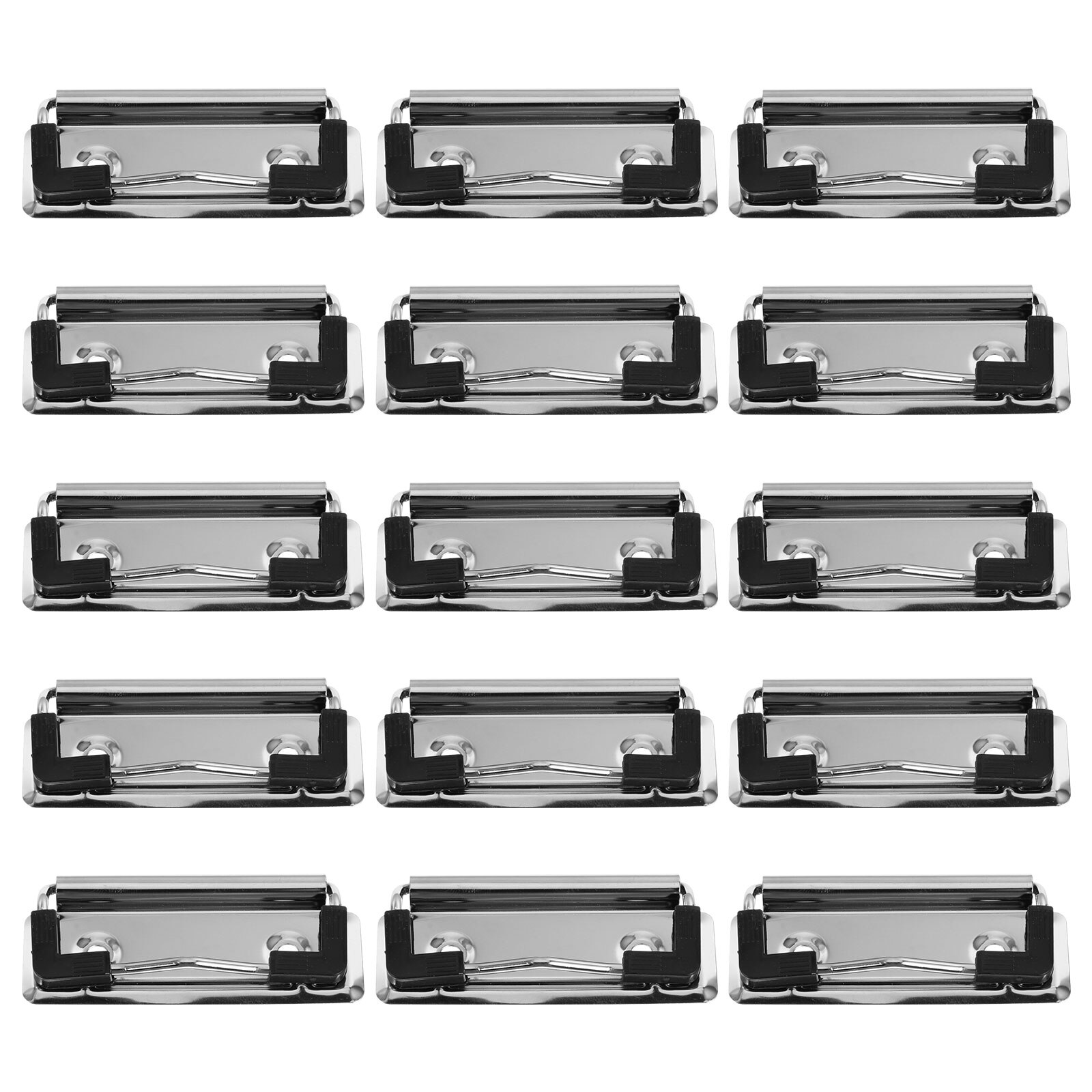 Clips de Metal para portapapeles, 15 piezas, enganches de Metal para tablero duro, pinzas para portapapeles: Default Title
