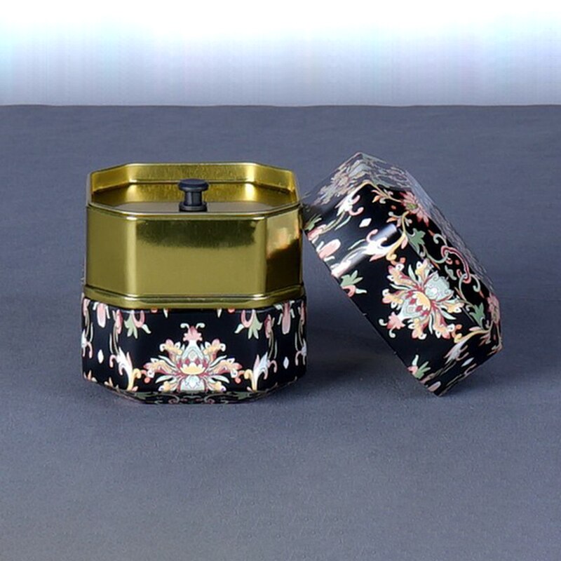 Diamond Shape Mini Tin Tea Coffee Candy Storage Box Tea Caddy Metal Case Wedding Party Box