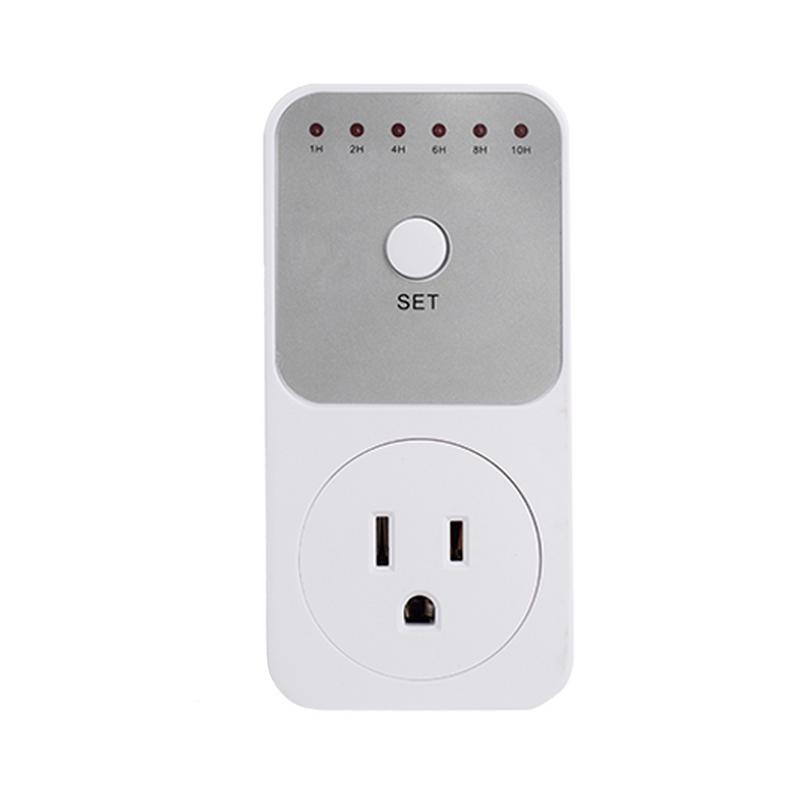 1PC Countdown Timer Switch Smart Control 1-10 Hours Countdown Timer Socket Auto Shut Off Outlet Electronic Device US/EU/UK: US