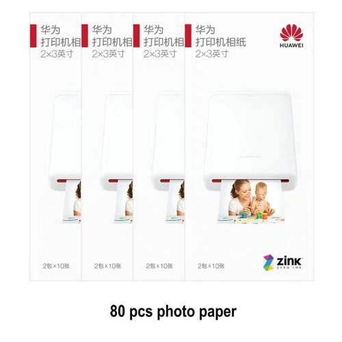 Huawei 2*3 Zoll Zink Foto Papier Für Huawei CV80 Drucker HP Kanon Zoemini LG PD261 251 233 239SP foto Papier Fotografico: 80Blätter (4 Kasten)