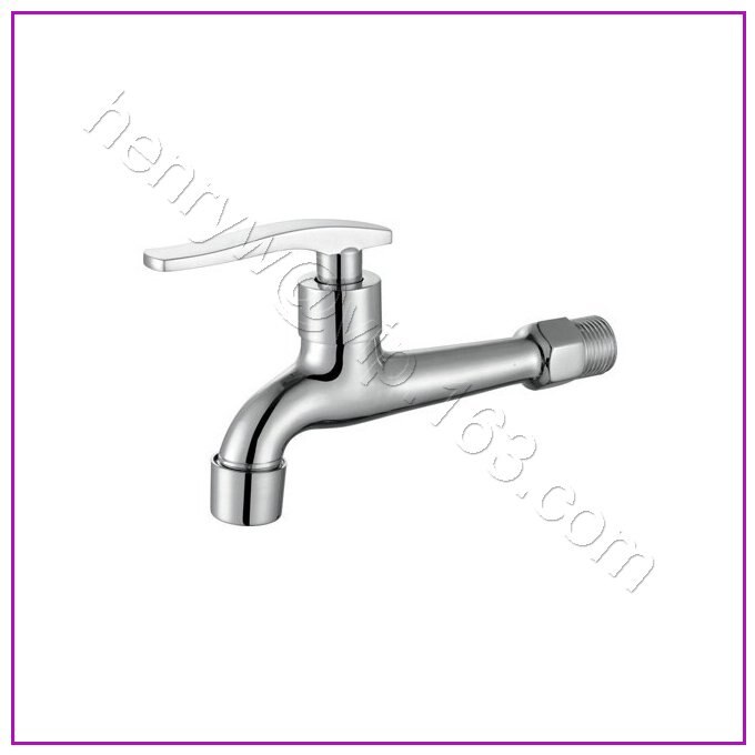 L15588- Wall Mounted Chrome Color Half Inch Brass Bib Tap