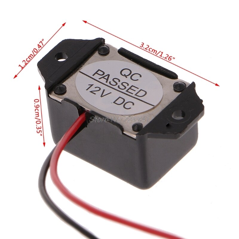 Dc 12V 85dB Mini Elektronische Alarm Buzzer Constante Tone