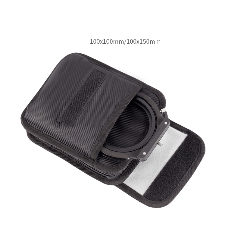 Camera Lens Filter Pouch Bag Square 100x100mm & 100x150mm, 100mm System 6 Piece Insert Filter and Filter Holder Filter Case