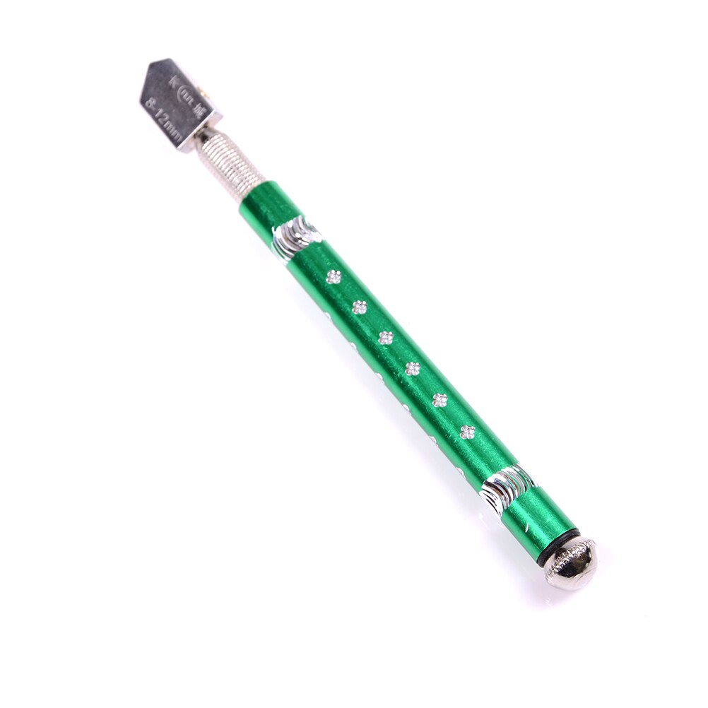 1PCS Oil Filled Tungsten Carbide Glass Cutter Cutting Wheel Metal Handle Hand Tools Random Color