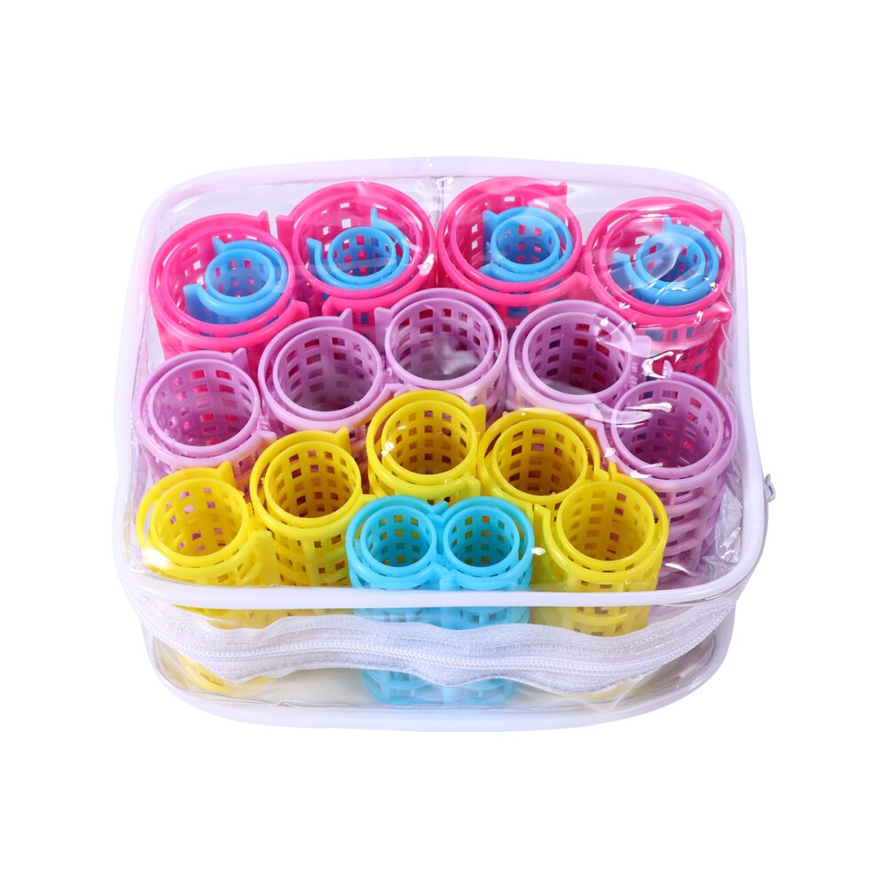 20 Pcs Hair Rollers Multicolor Plastic Hair Curls Styling Hair Volume Hairdressing Curlers Hair Curler Curling Styling Tools for