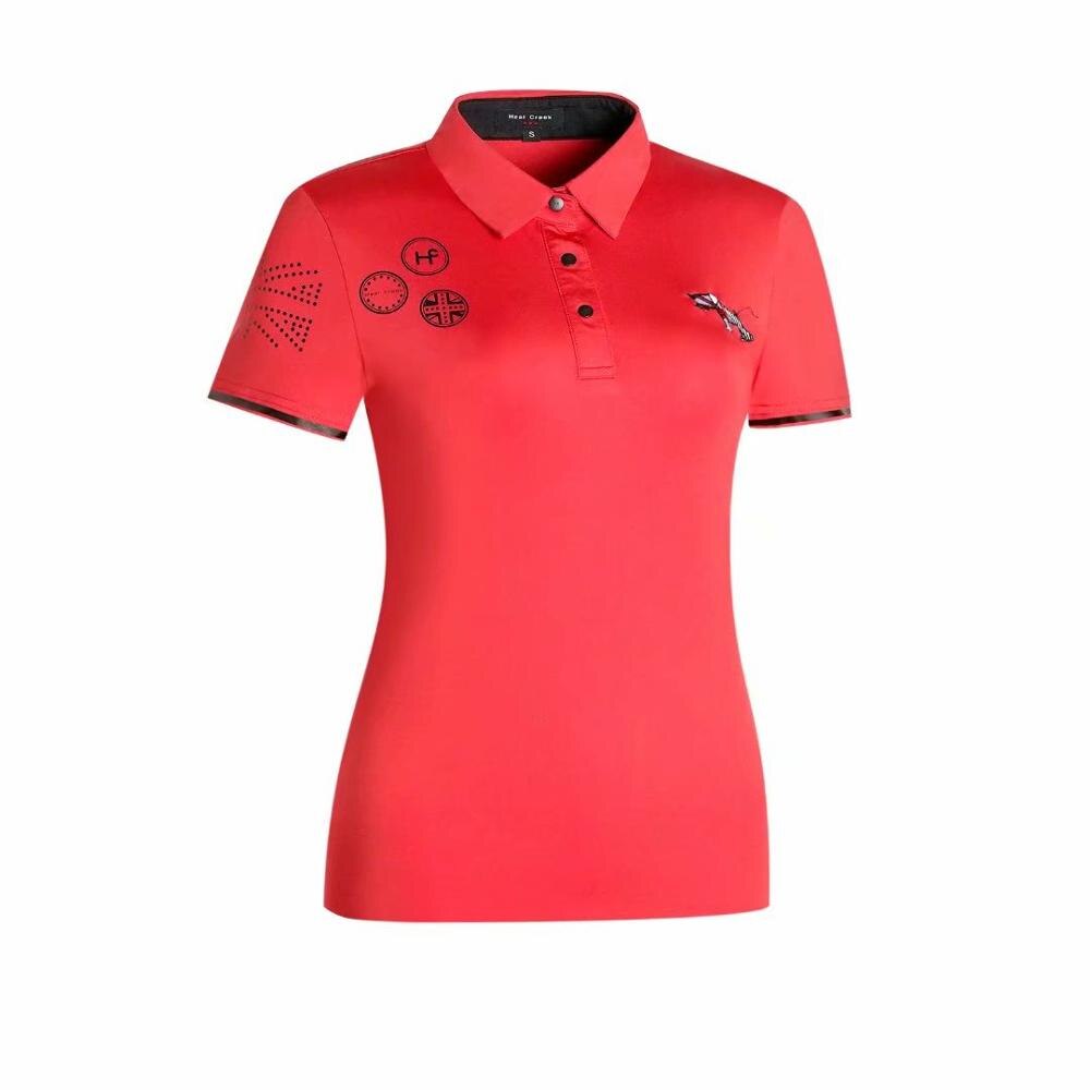 Vrouwen Sportkleding Korte Mouw Golf T-shirt 3 Kleuren Golf Kleding S-XXL Selecteren Casual Golf Kleding: red / L