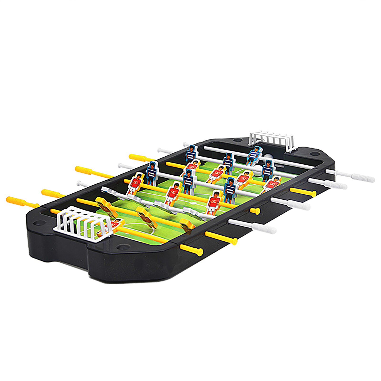 Mini Tabletop Tafelvoetbal Tafel-Draagbare Tafel Voetbal Game Set Keeper Voor Kinderen Volwassen Home Party Spelen Games