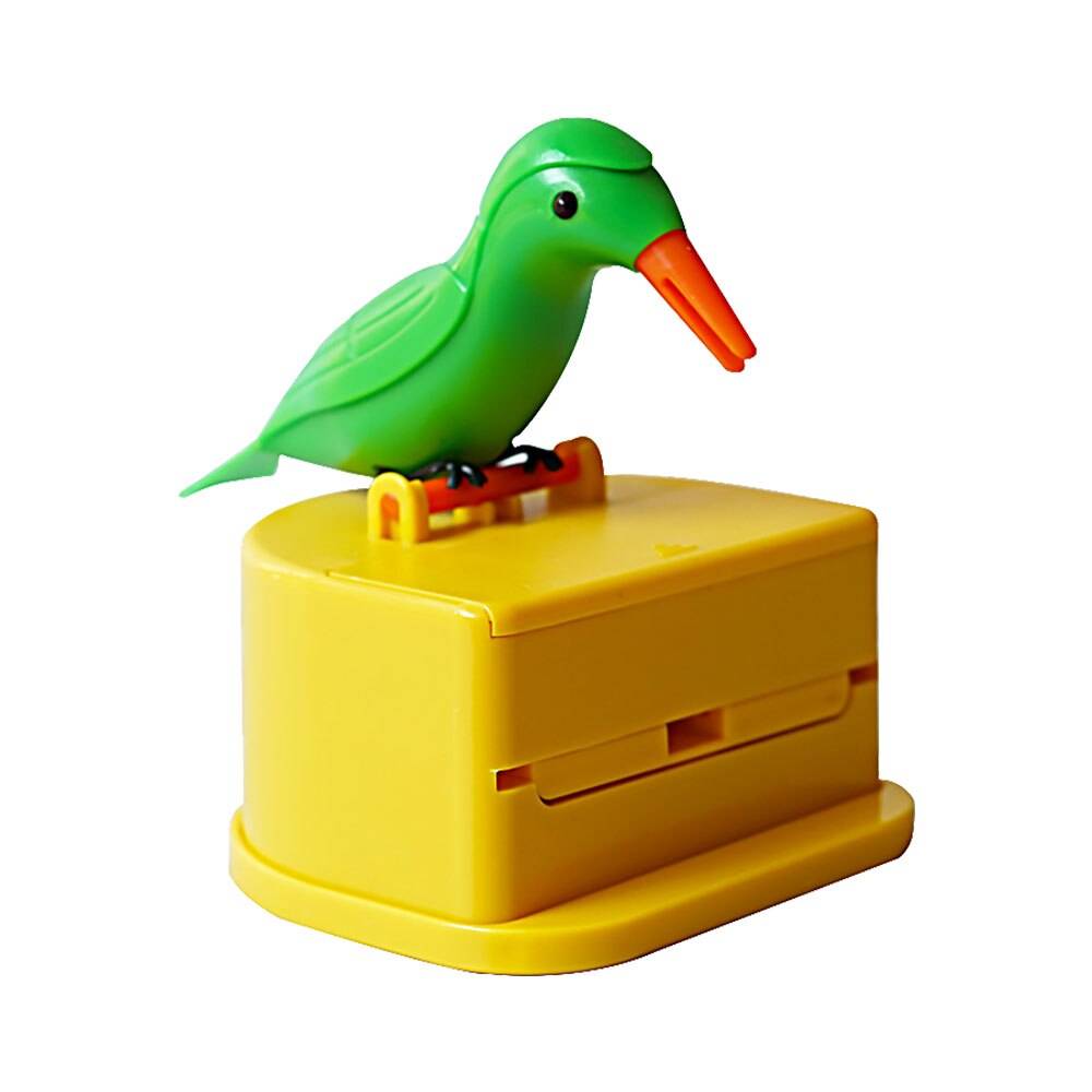 1Pc simpatico colibrì stuzzicadenti distributore automatico uccello stuzzicadenti scatola con stuzzicadenti pulizia denti segreto Stash Tandenstokers: E