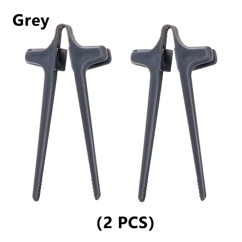 1/2/5Piece Free-Hands Snack Chopsticks Play Games Finger Chopsticks Lazy Assistant Clip Snacks Not Dirty Hand Phone Accessory: Grey - 2PCS