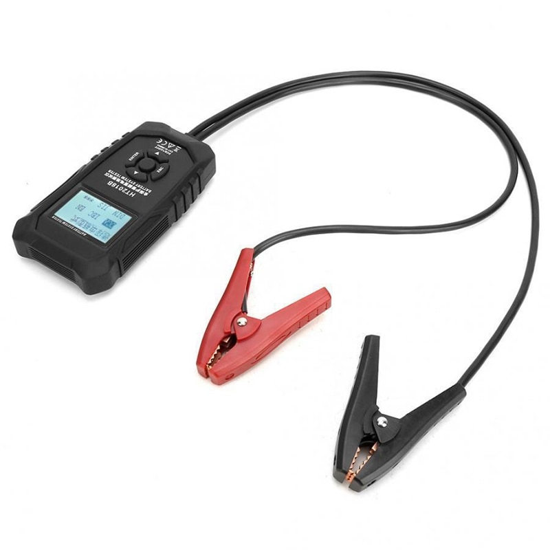 Automotive Car Battery System Tester Digital LCD Vehicle Battery Capacity Charging Voltage Analyzer 6V/12V/24V Battery Checker