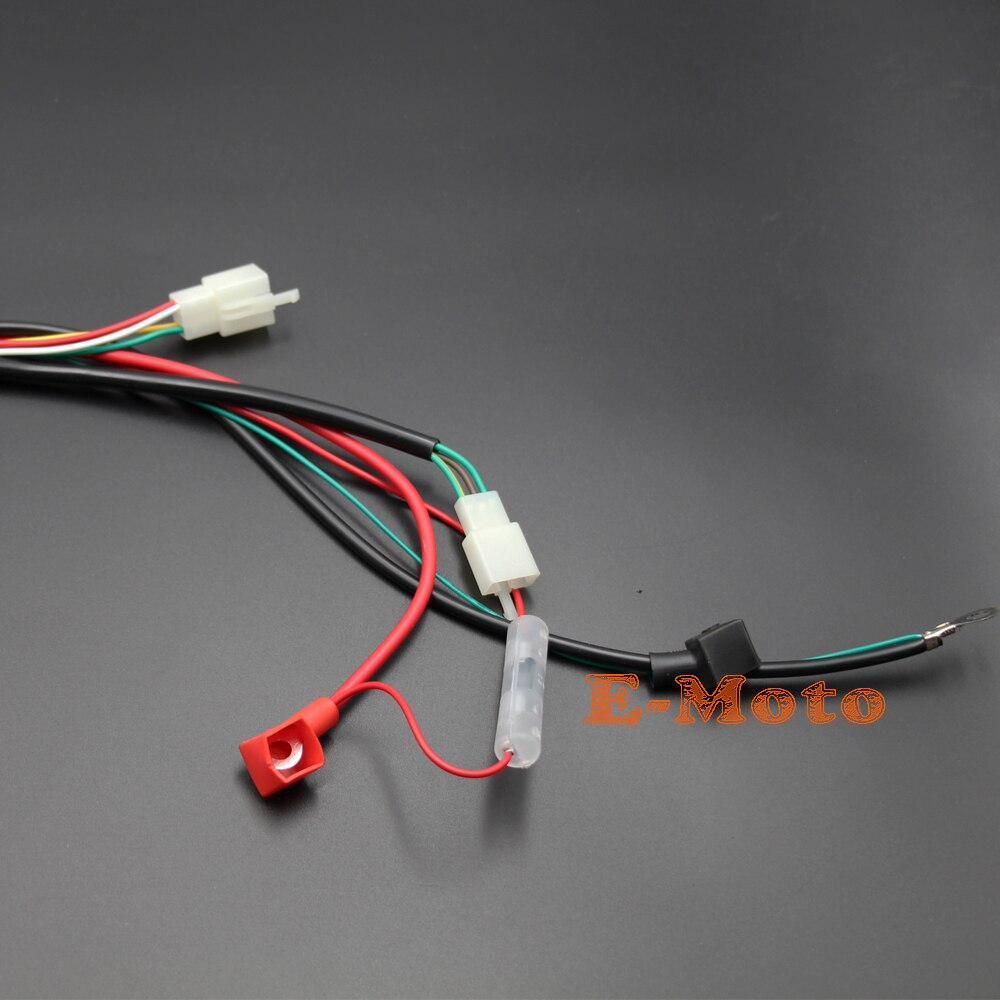 Engine Wiring Harness Wire Loom For GY6 50cc 125cc 150cc Quad Bike ATV Buggy Scooter Moped 6-pin Round edge CDI