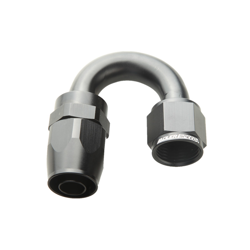 10an An10 Rechte 45 Graden 90 Graden 180 Graden Draaibare Olie Stookfitting Slang Einde Adapter Aluminium: Rood