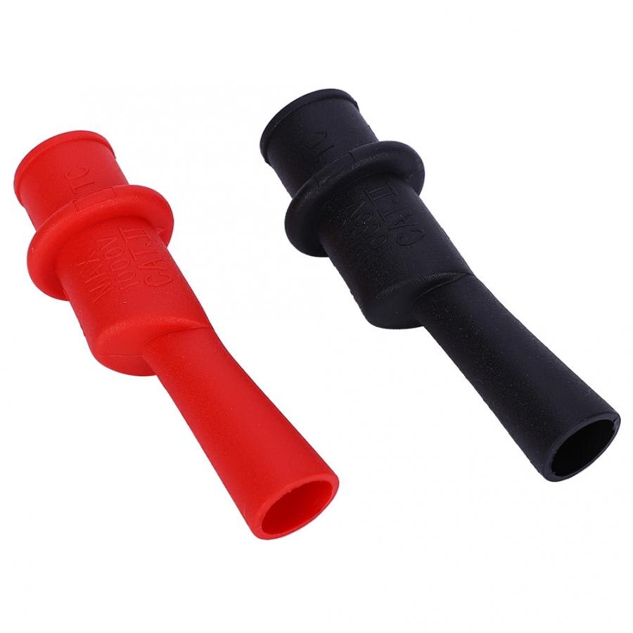 10 Pair Alligator Crocodile Test Clip Low Frequency Stainless Steel Tip Electronics Tester Clip