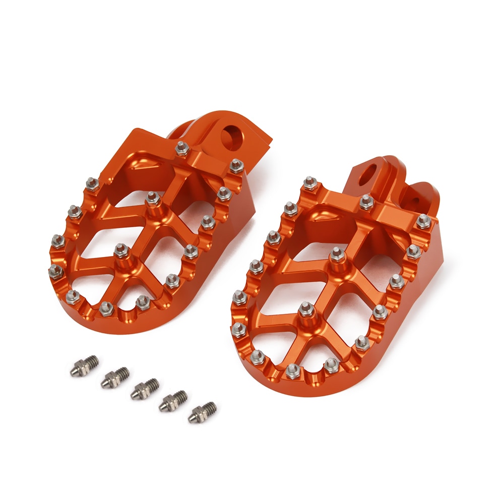 Motorcycle CNC Foot Peg Footrest Pedal For KTM SX XC EXC SXS MXC SXF EXCF SXSF XCF XCW SMR ADVENTURE 125 150 250 350 450 525 530