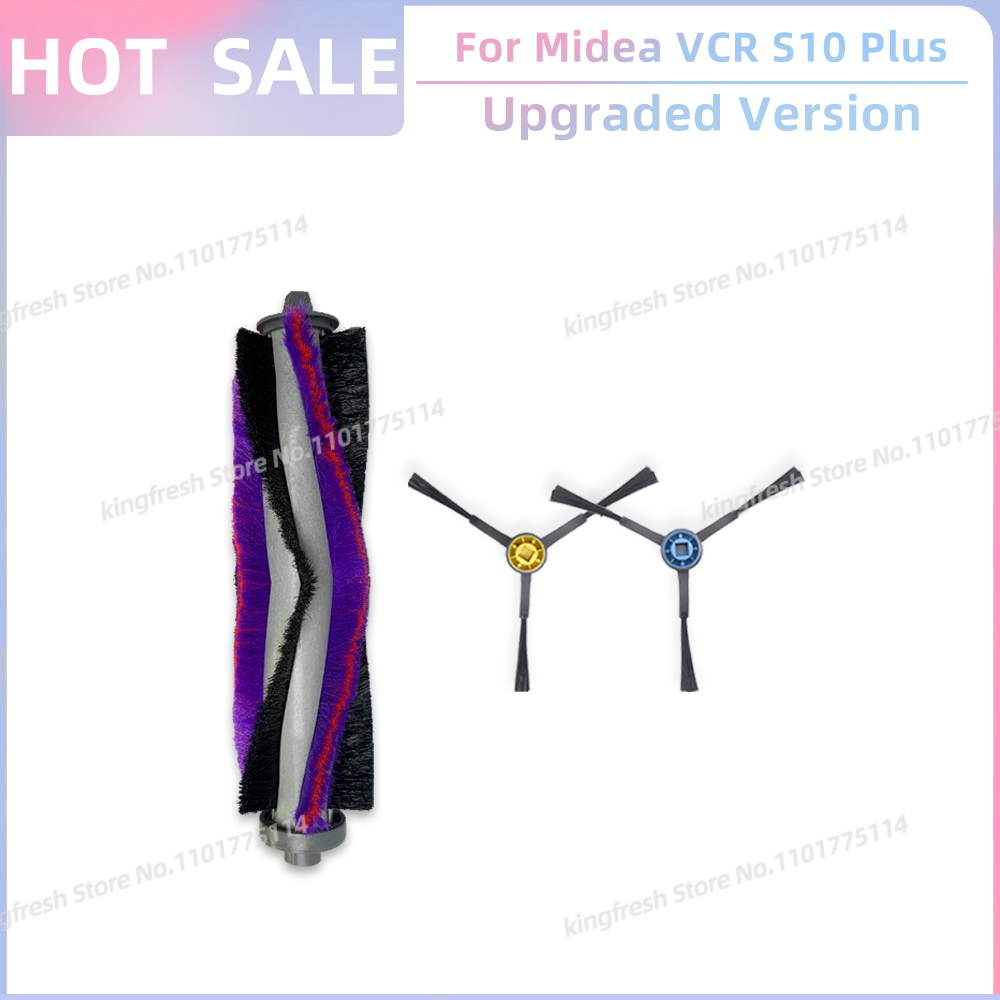 Passend Für Midea VCR S10 Plus BL Ersatzteile für Staubsauger Hauptbürste Seitenbürste Hepa-Filter Wischmopptuch Zubehör: MULTI