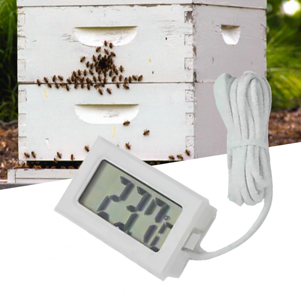 Beekeeping Digital Beehive Hygrothermograph With Sensor Hygrometer Thermometer Bee Hive Tool Langstroth Dadant Beehive Equipment
