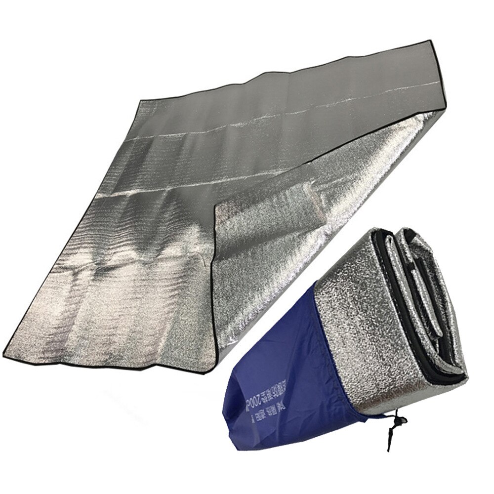Tent Moisture-proof Mat Outdoor Waterproof Beach Mat Moisture-proof Camp Aluminum Film Pad Crawling Insulated Sleeping Cushion