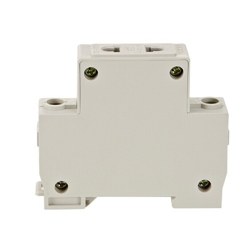 Enchufe modular CHINT AC30-103, 1P, caja de distribución con conector de doble vía abierta por aire, a 2x10, enchufe de caja eléctrica con dos agujeros, 10a