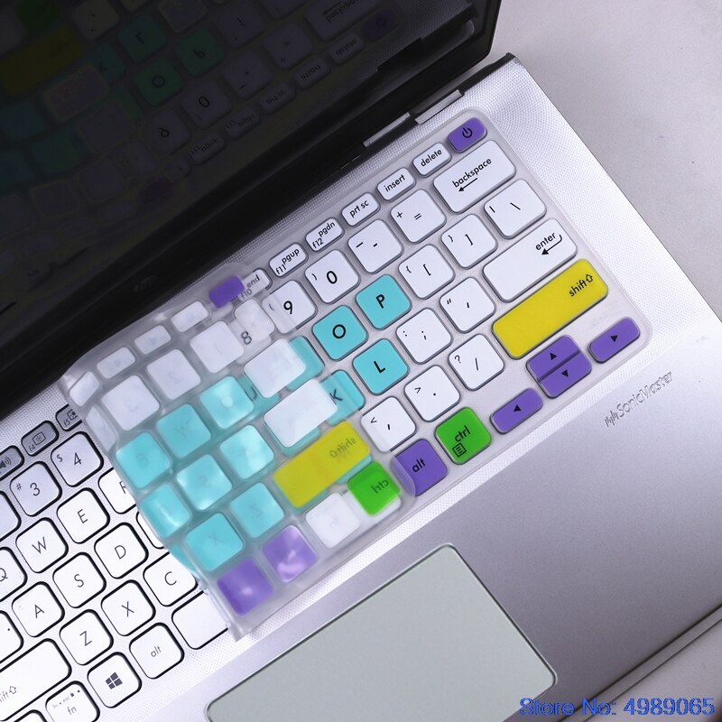 Pour ASUS VivoBook 14 R424DA R424FL R424FA X409UB X412FL x412fa R424 DA FL FA 14 ''Silicone housse de clavier d'ordinateur portable protecteur de peau