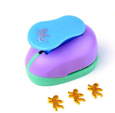 2.5cm blommor punch pyssel stansar scrapbook puncher skum scrapbooking cutter eva punch barn prägling pappershål: Ängel