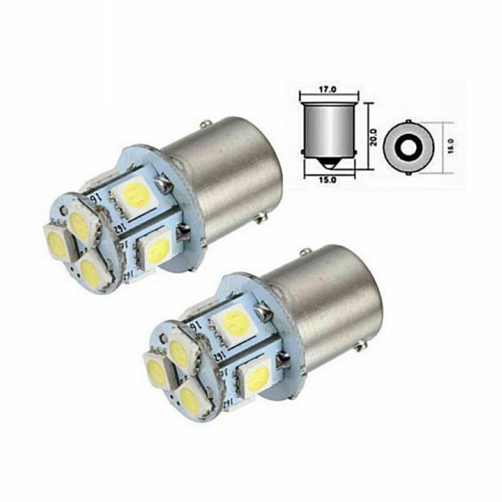 1Pcs BA15S R5W 1156 5050 8SMD Led Auto Led Turn Parking Brake Achterlichten Auto Lampen Signal Bollen Reverse dc 12V Staart M7Z4