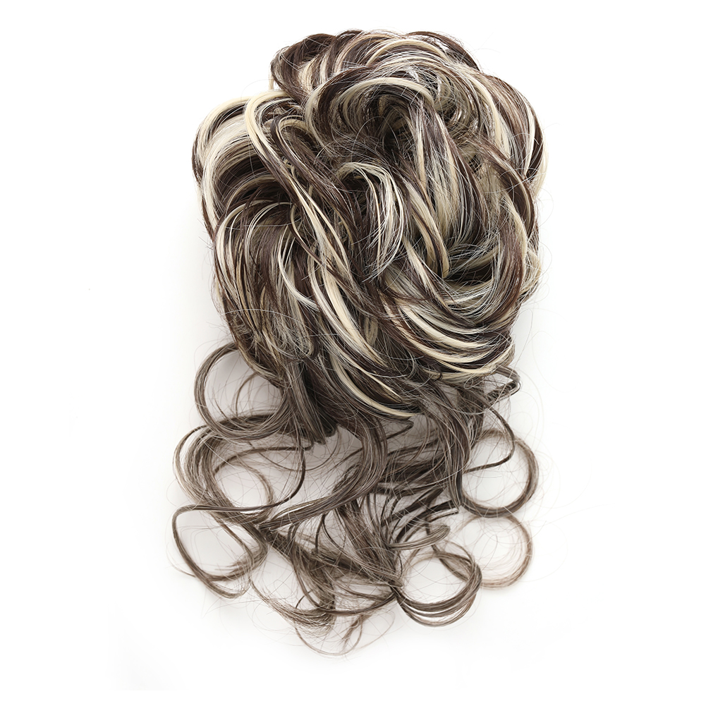 Chignon chignon désordonné synthétique, pince à griffes, chignon bouclé, chignon ondulé, longue barbe, queue de cheval ébouriffée, chouchou pour 03/Wear