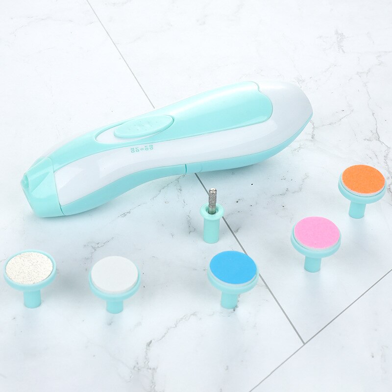 Baby Care Electric Baby Nail Trimmer Multifunctional Infant Nail File Clippers Toes Fingernail Cutter Trimmer Manicure Tool Set