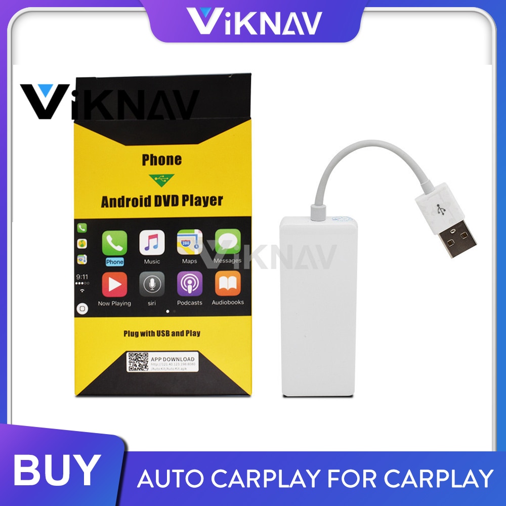 automatyczny Carplay adapter Dongle USB sprytny połączyć jabłko CarPlay dla samochodu android odtwarzacz nawigacyjny USB samochód bawić się Stick