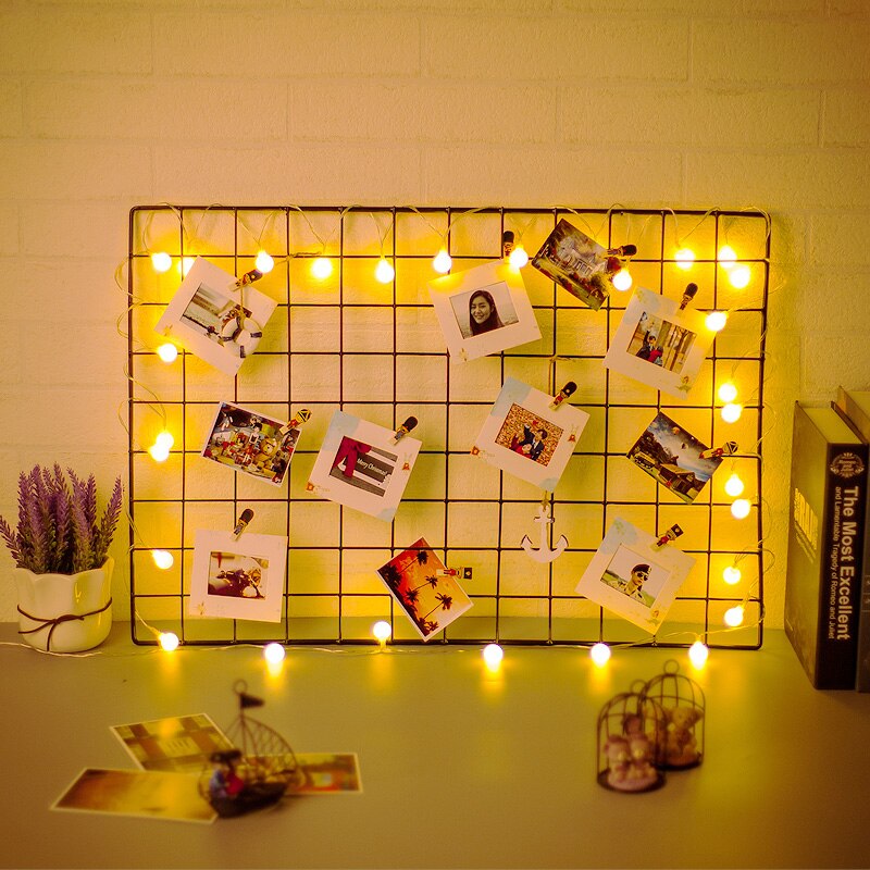 Fotocollage Clips String Lights Muur Opknoping Foto Muur Starry Licht Picture Card Display Licht voor Bruiloft Slaapkamer Decoratie