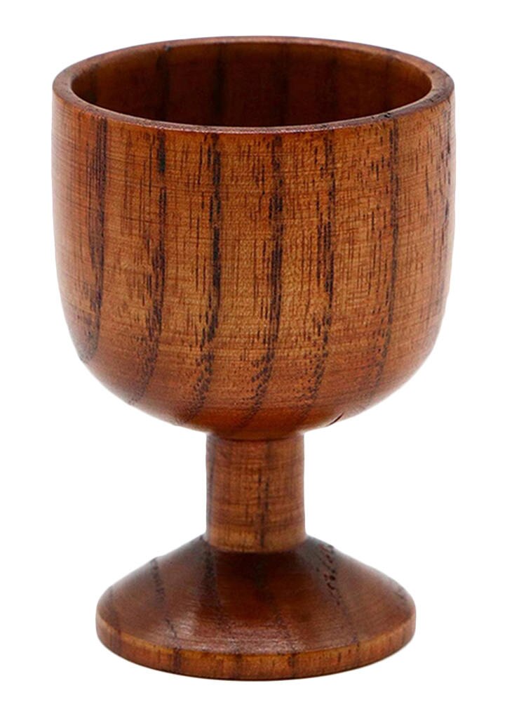 7 * 4.5 cm Wooden Wine Glass Handmade Jujube Water Coffee Whiskey Cup Classical Solid Wood Cup Drinkware Kitchen Tool