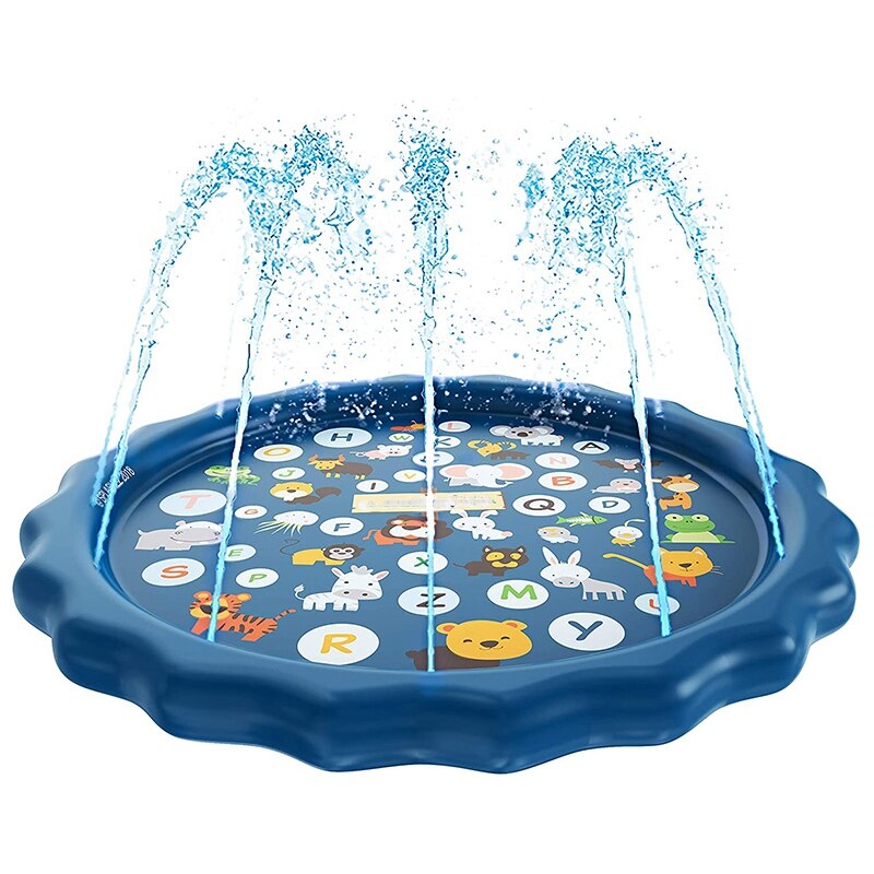 3-In-1 Sprinkler Voor Kids, Splash Pad, en Waden Zwembad Voor Leren-Kinderen Sprinkler Zwembad: Default Title