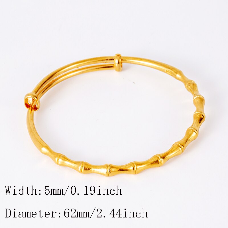 Braccialetti indiani di bambù ArabicCopper Dubai braccialetti per le donne medio oriente etiope oro africano bracciali e braccialetti gioielli da sposa