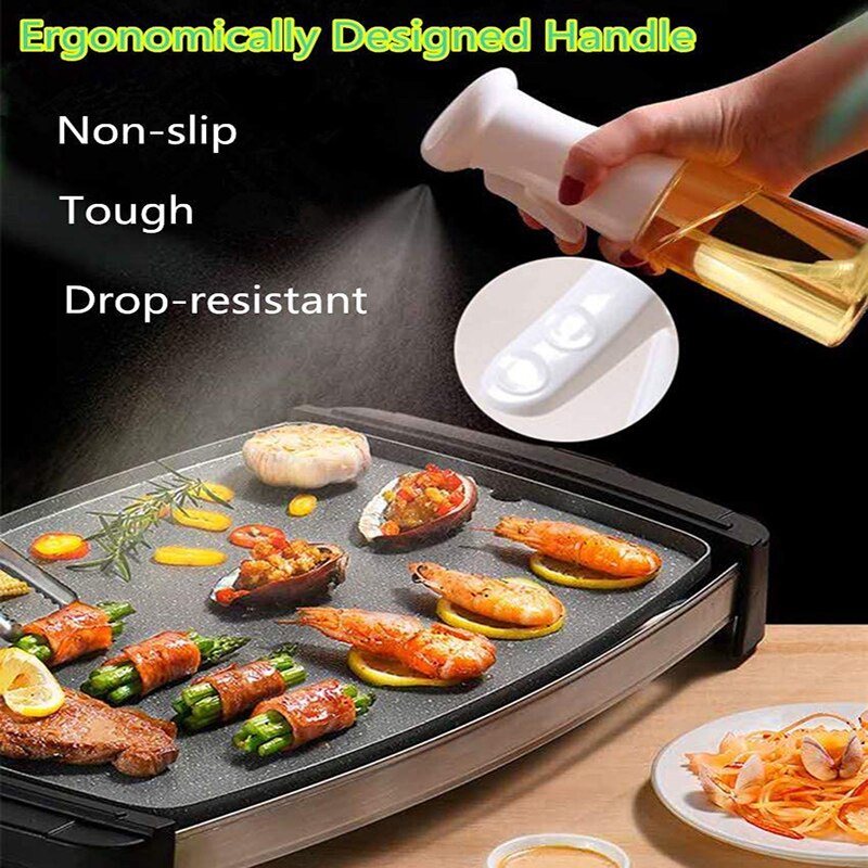 Oil Spray Bottle for Cooking BBQ Cooking Sprayer for Cooking Baking Roasting Grilling Barbecue Salad Frying Kitchen