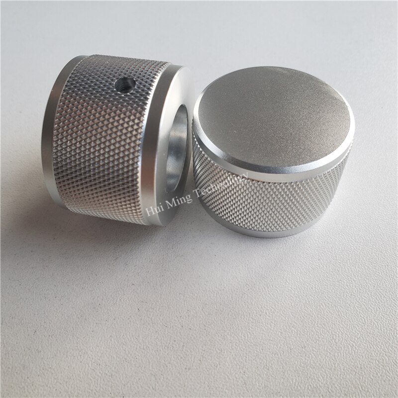 1Pcs Aluminium Knop Potentiometer Knop 38*25Mm Gekartelde Potentiometer Cap Auto Knop Switch Cap Encoder Voor Versterker power Knoppen