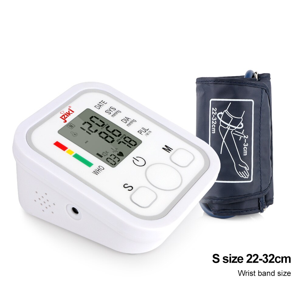 Home use Health Care Digital Upper Fully Automatic Electronics Arm Style Blood Pressure Monitor Pulse Rate B02R: B02R
