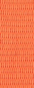 Anpassad lanyard polyester nylon skärm präglade billig halsrem med metall clip fäste: Orange