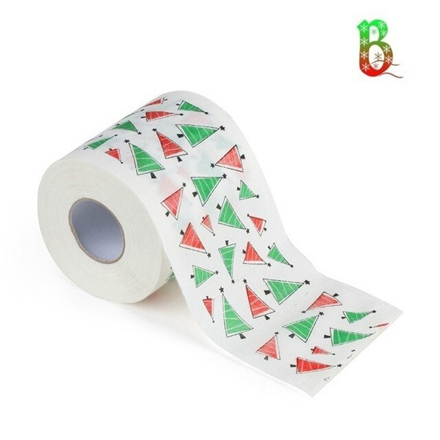 Kerst Patroon Serie Roll Papier Kerst Decoraties Prints Leuke Wc Papier Kerst Decoraties Voor Thuis: B-10M
