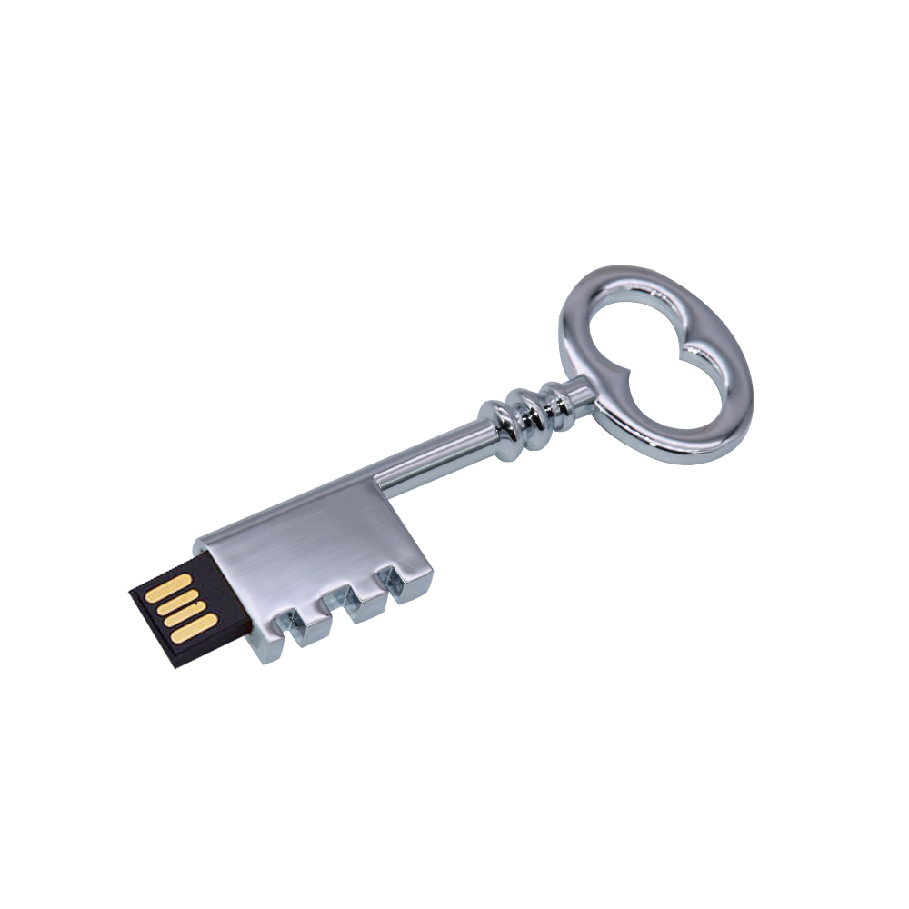 Pen drive metálico 2.0, pen drive usb 2.0 de 64gb 32gb 16gb 8gb para presente: Silver / 8GB