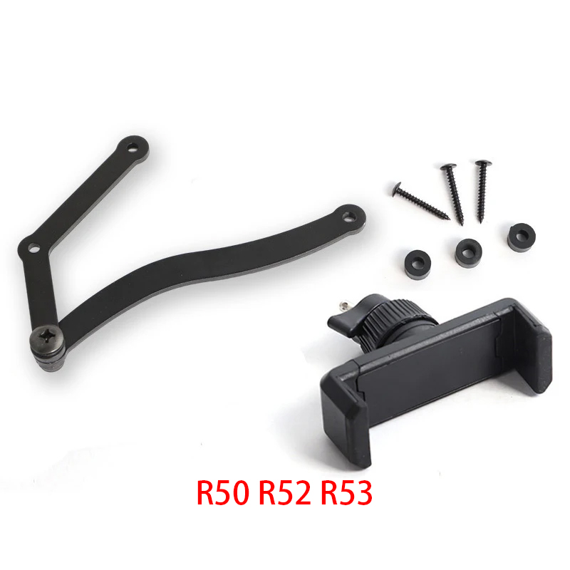Support de téléphone pour voiture, support de téléphone pour MINI Cooper R50, R52, R55, R56, R57, R60, F54, F55, F56, F57, F60, , mobile, GPS, rapide, ket réinitialisation, accessoires: Violet