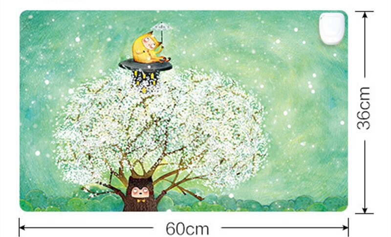 Sicherheit Heizung Pad Mini Decke PC Maus Pad Warme Hand 24V 36CM X 60CM 33CM X 70CM: Armee Grün / 36CM X 60CM