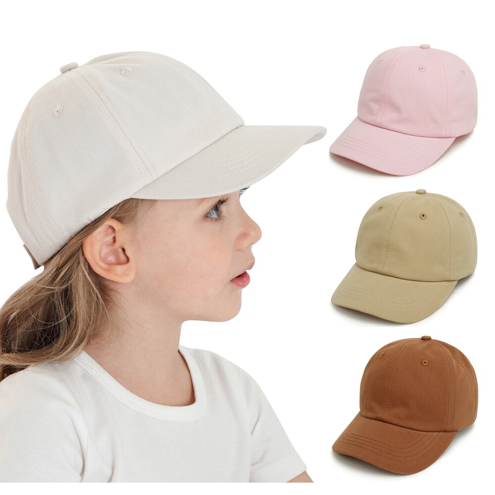 Casquette de Baseball ajustable pour enfants, chapeau de Protection solaire pour garçons et filles de 8 mois à 5 ans